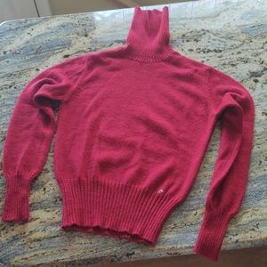 COMBIPEL - made in Italy-  red Turtleneck Sweater